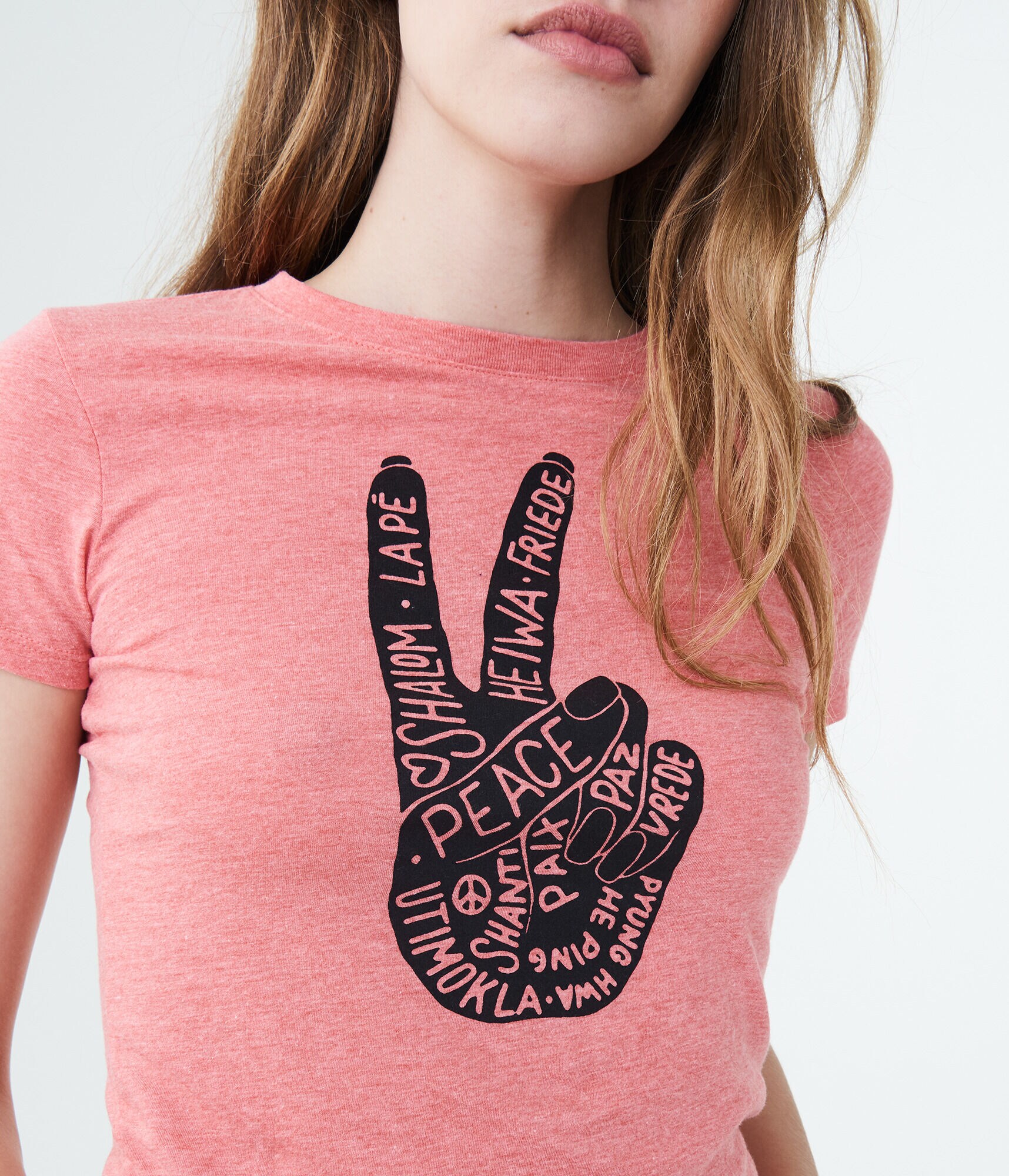 Free State Peace Sign Hand Graphic Tee