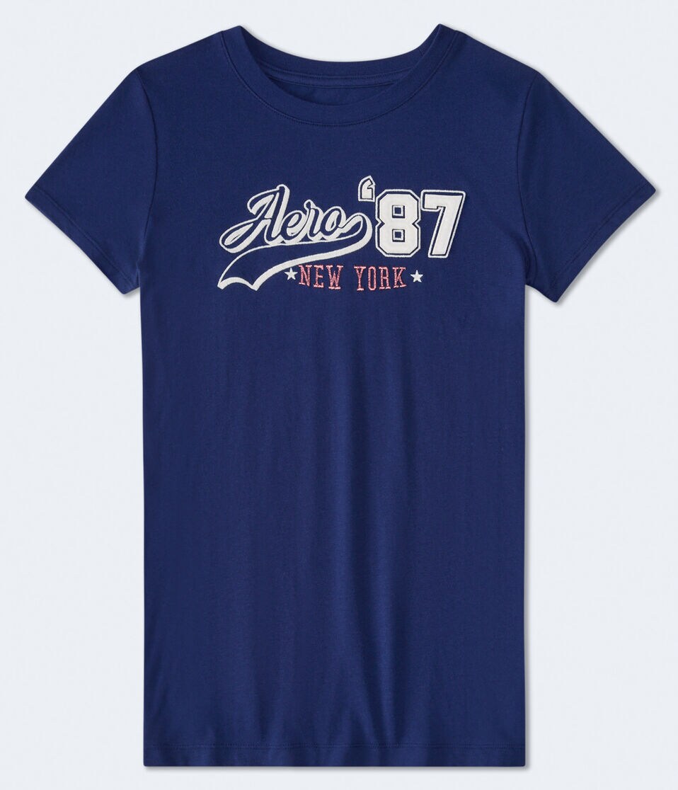 Aero 87 New York Appliqué Graphic Tee