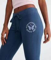 Aeropostale Butterfly Fit & Flare Sweatpants
