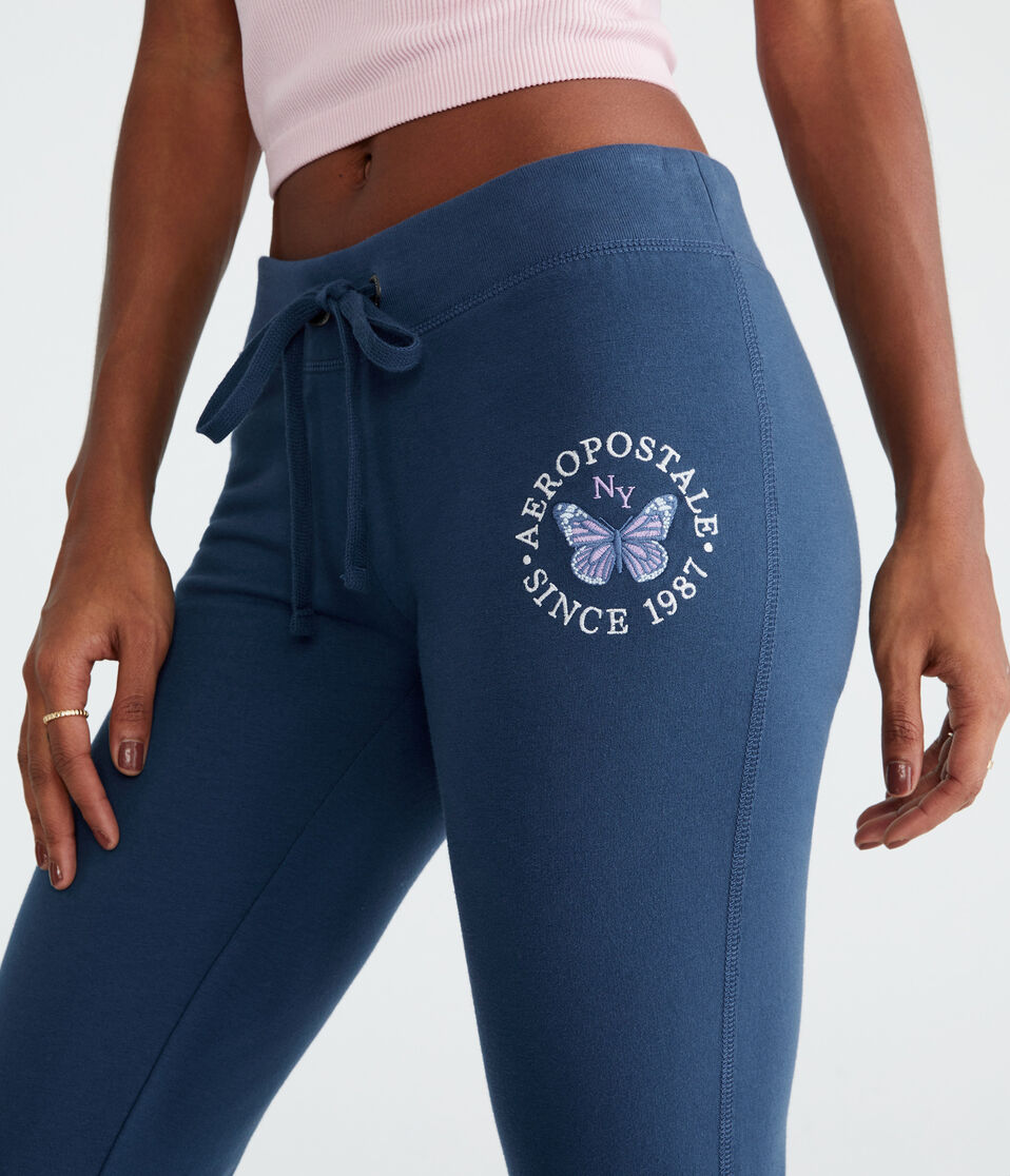 Aeropostale Butterfly Fit & Flare Sweatpants