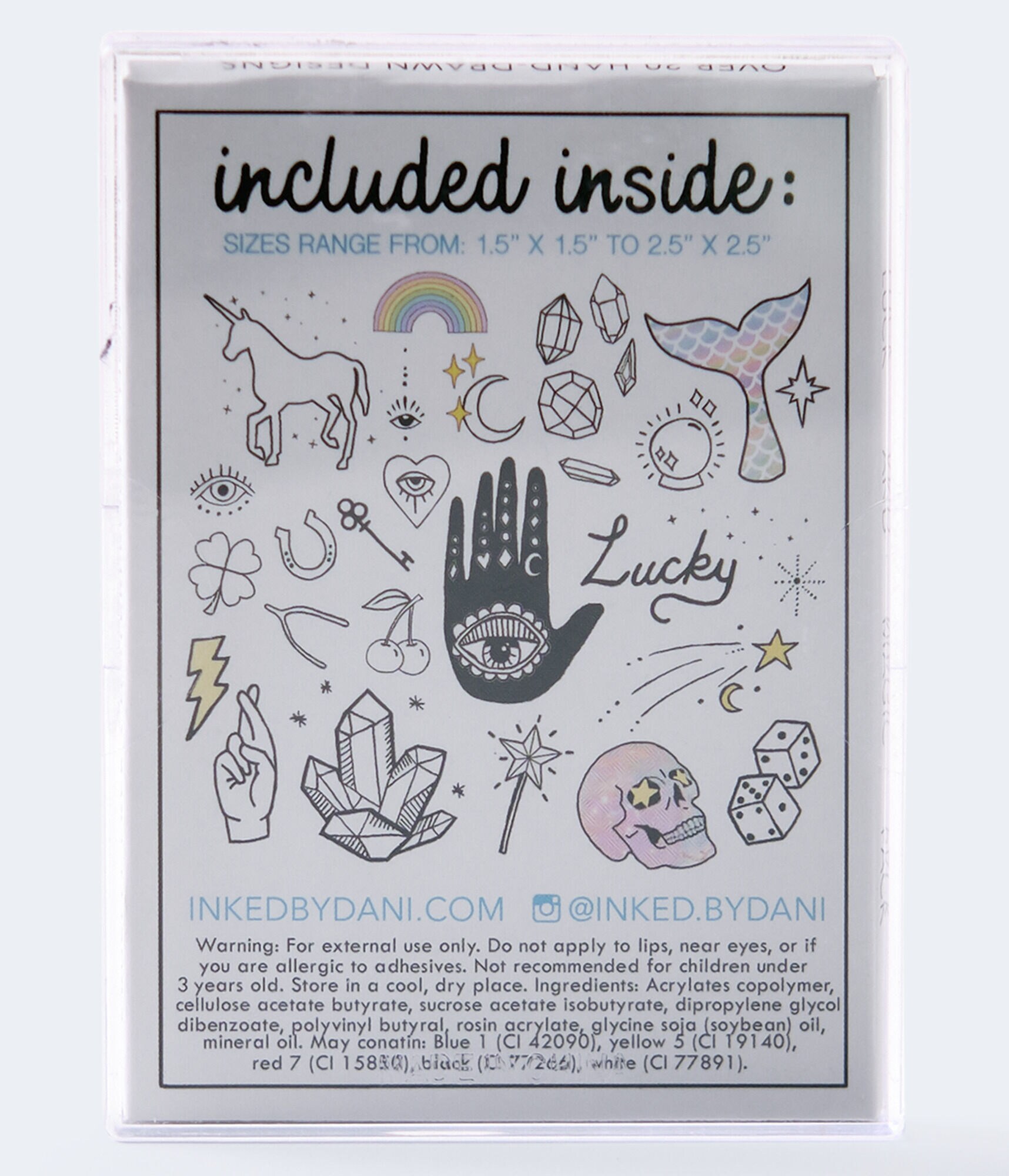 Inked By Dani Luck &amp; Magic Temporary Tattoos
