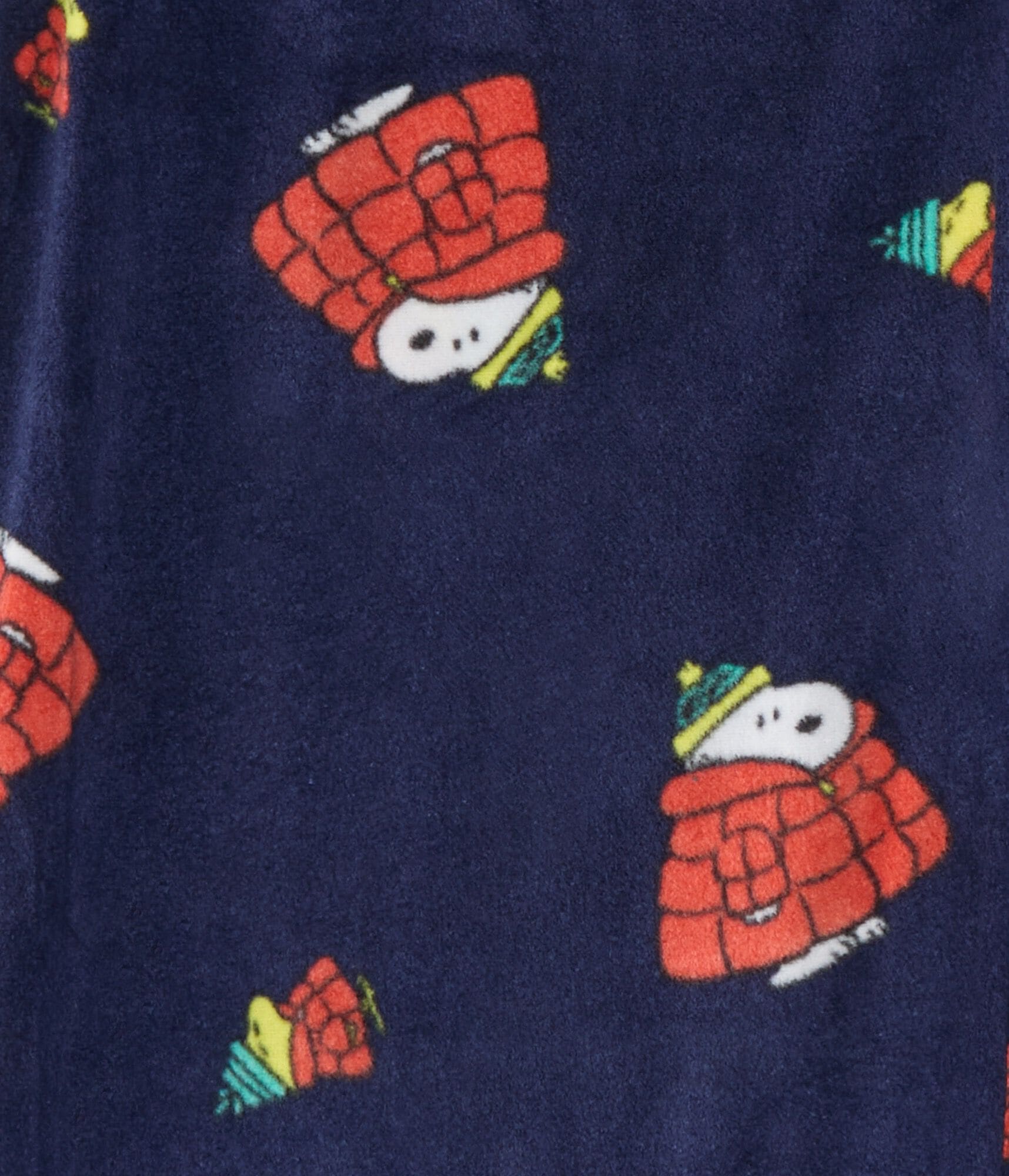 Snoopy Puffer Coat Polyfleece Sleep Pants