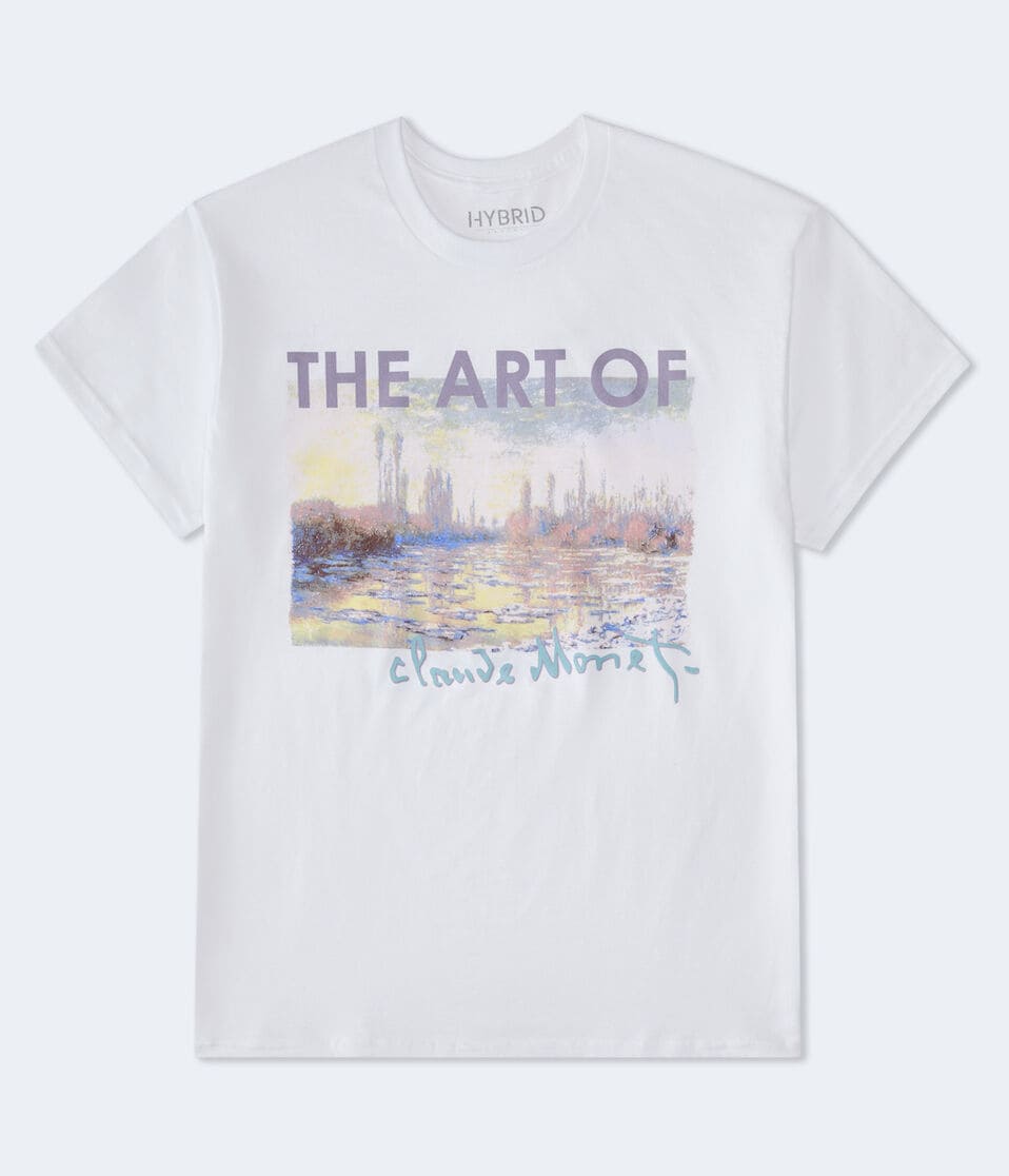 Claude Monet Oversized Graphic Tee