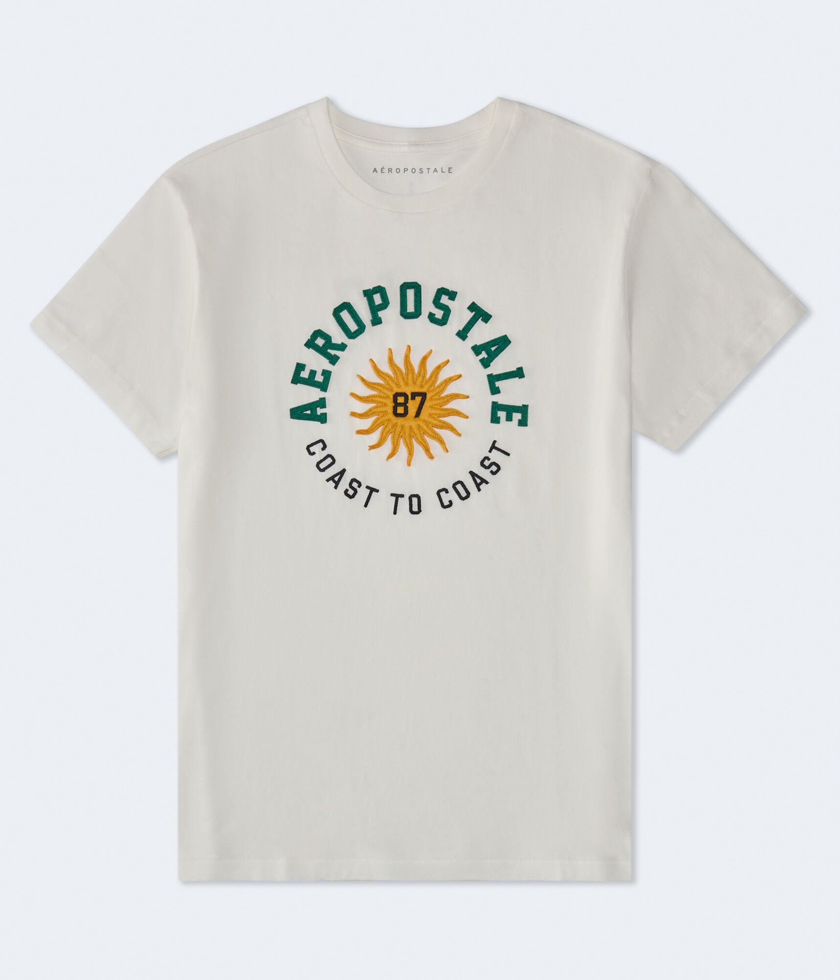 Aeropostale Circle Sun Appliqu&eacute; Graphic Tee
