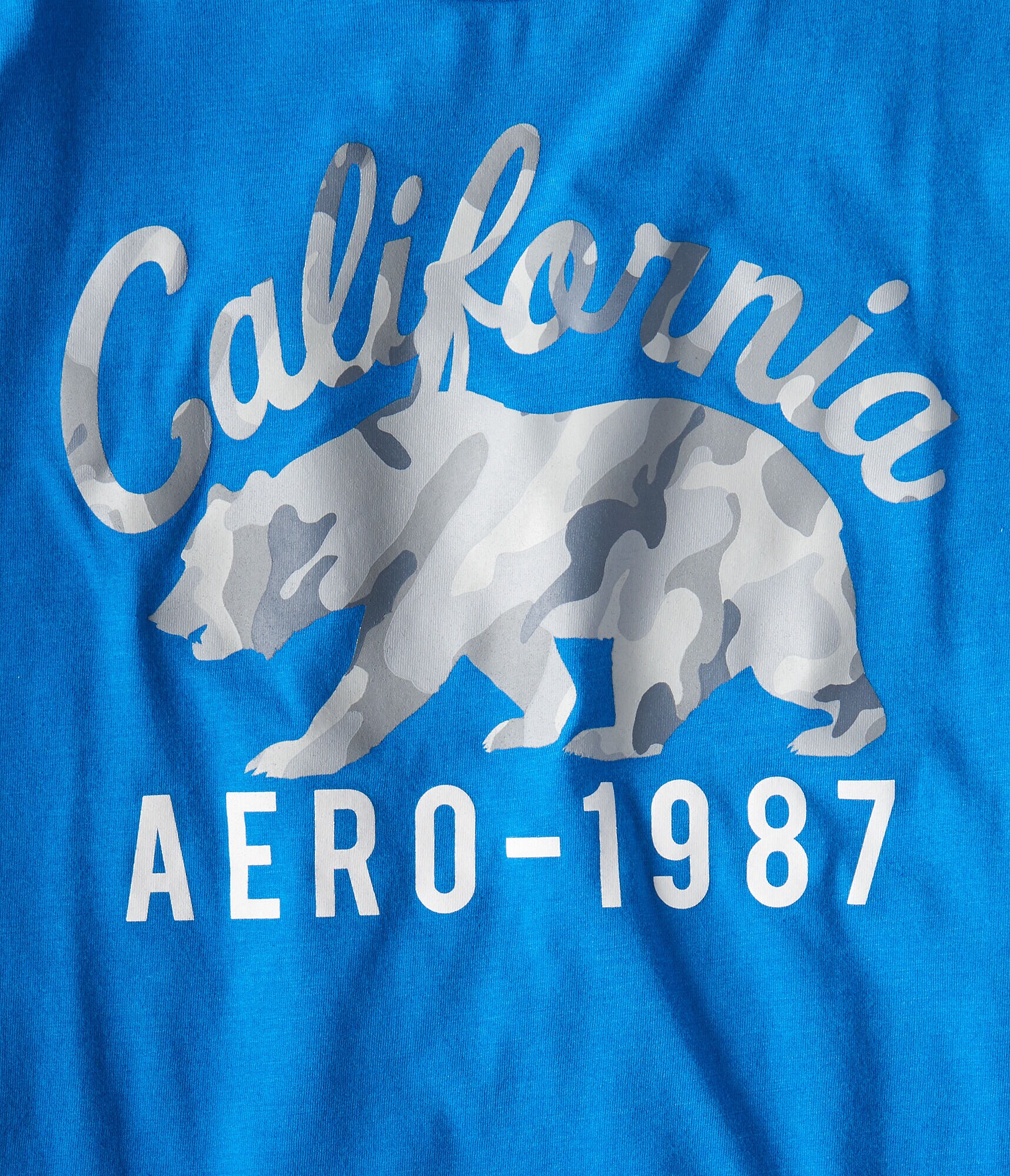 California Camo Bear Graphic Tee