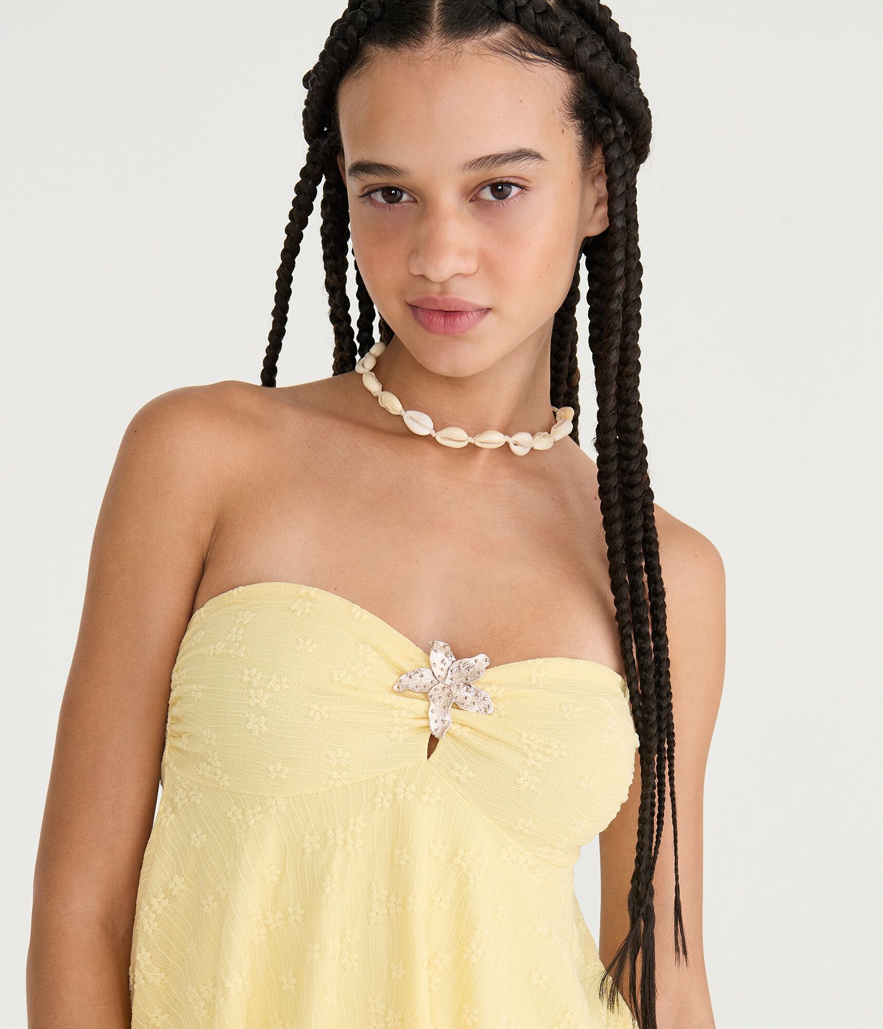 Tropical Flower Tube Top