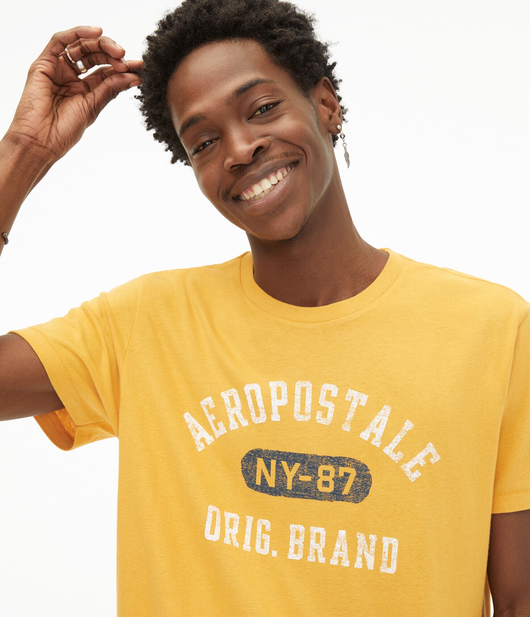 Aeropostale NY-87 Logo Graphic Tee