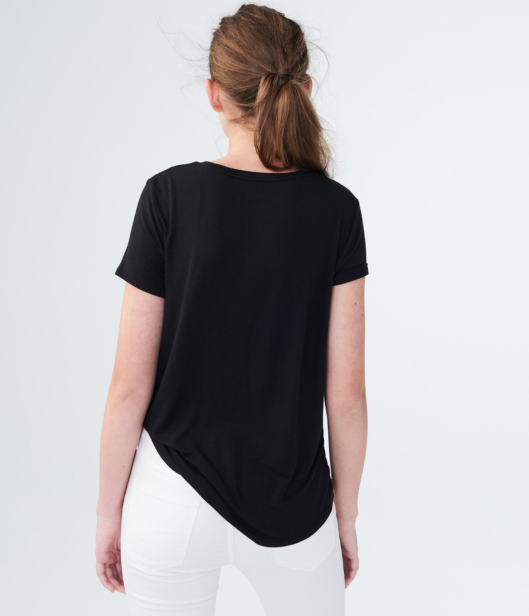 Seriously Soft Floral Embroidered Graphic Tee