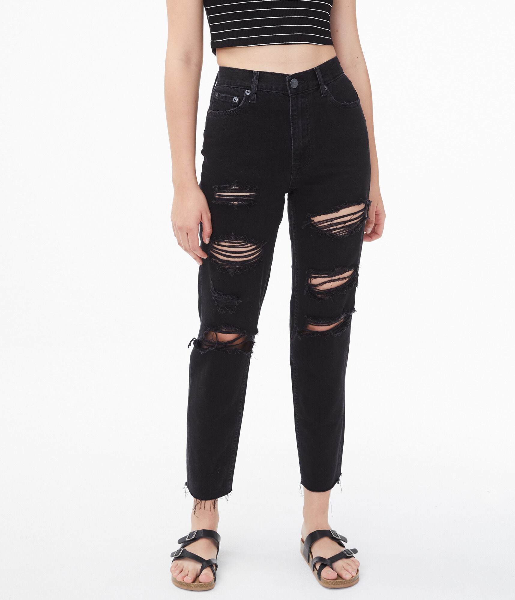 mom jeans aeropostale