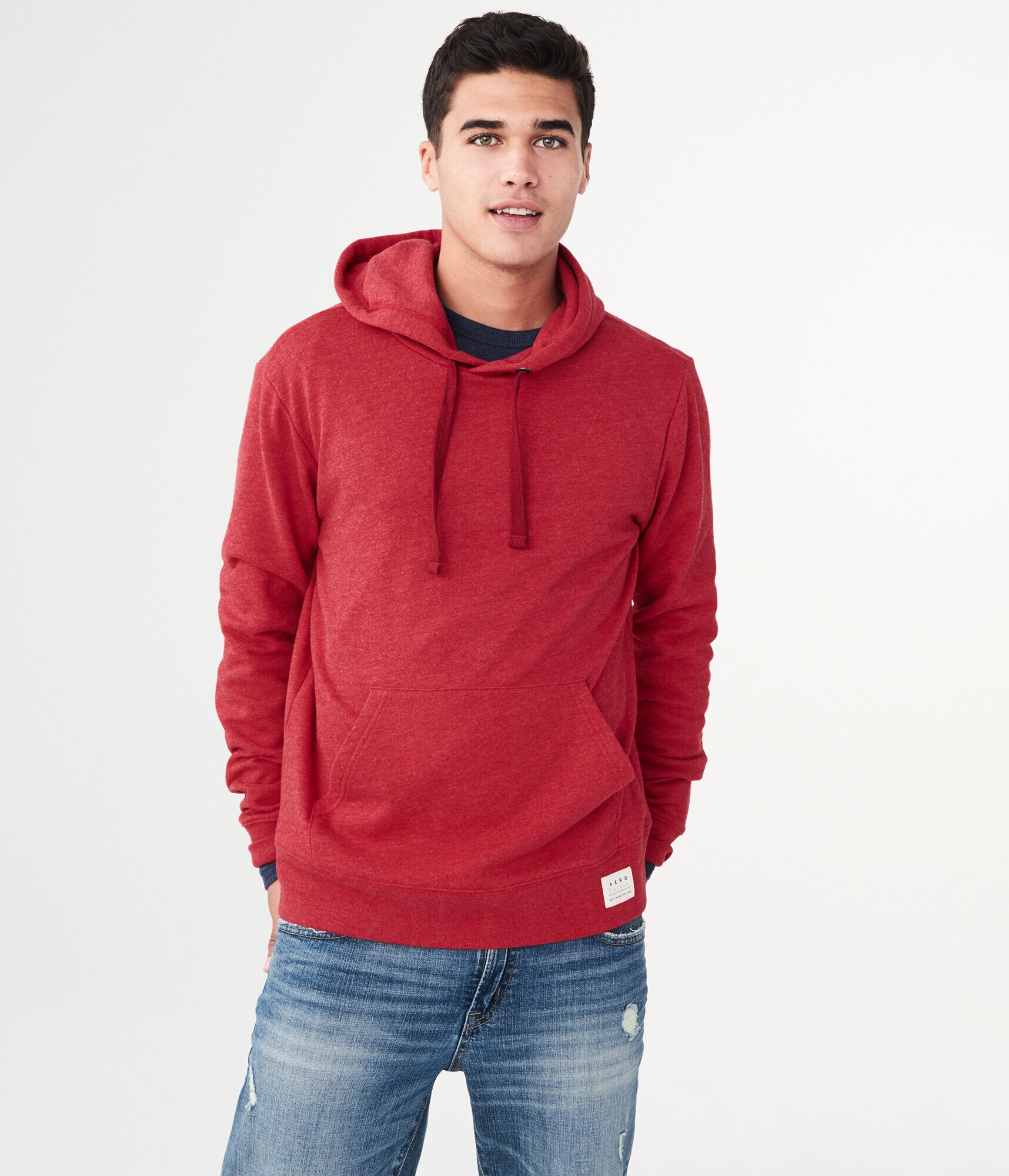 Solid Lounge Pullover Hoodie