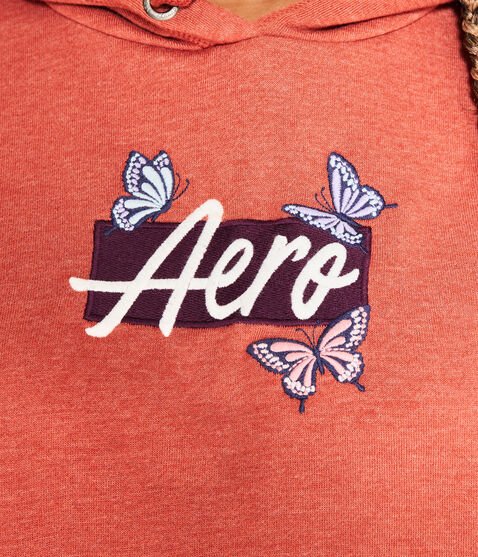 Aero Script Butterfly Pullover Hoodie Aero Script Butterfly Pullover Hoodie