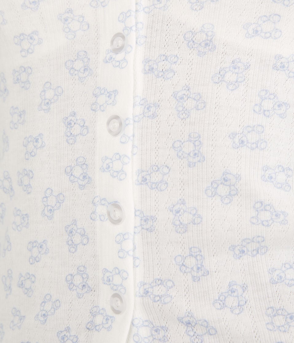 Long Sleeve Printed Sleep Top