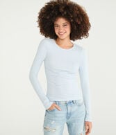 Long Sleeve Seriously Soft Striped Baby Tee