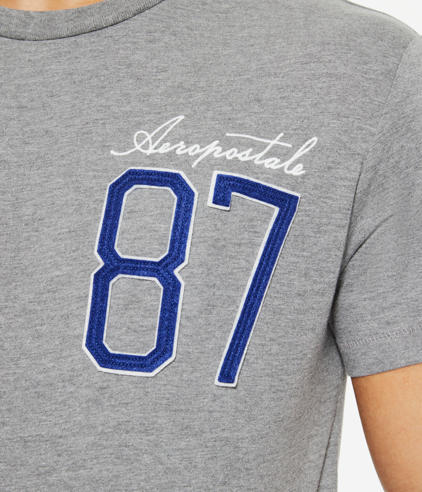 Aeropostale 87 Logo Appliqu&eacute; Graphic Tee