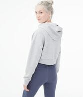 Cozy Cropped Pullover Hoodie