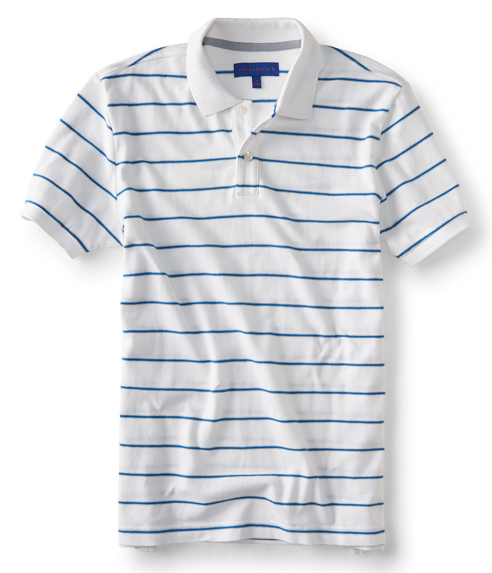 Thin Stripe Stretch Piqu&eacute; Polo