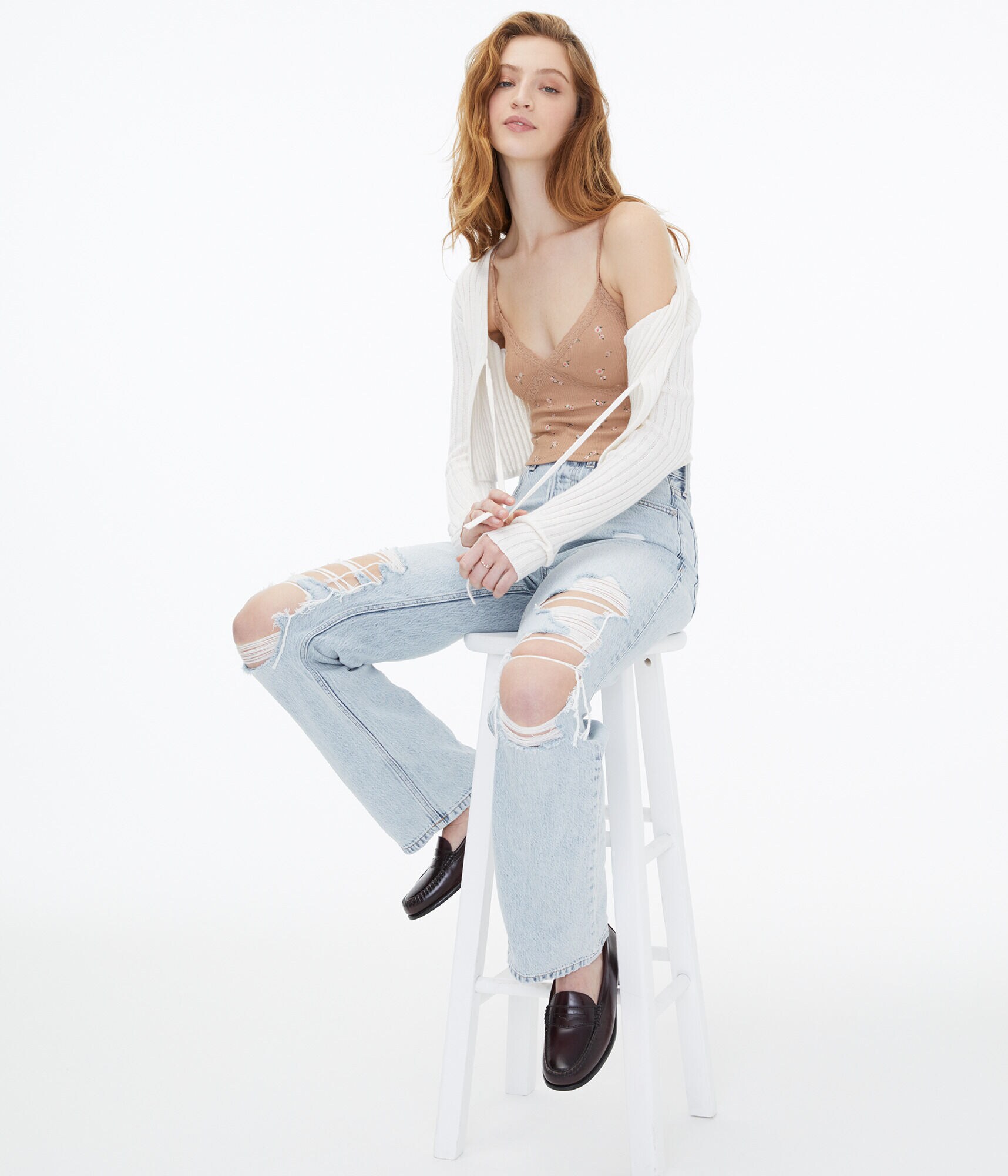 Floral Crisscross Lace Cropped Cami