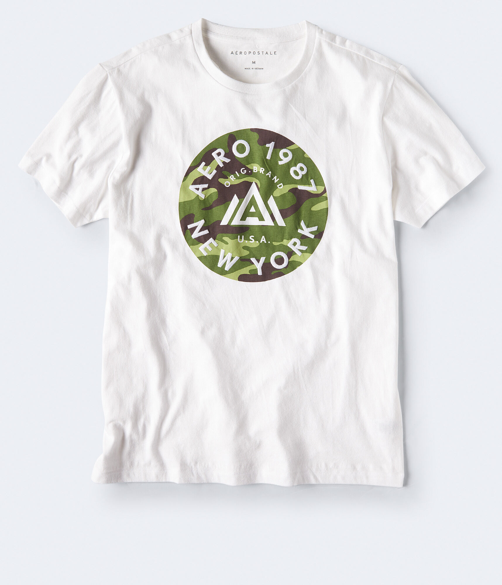 Aero 1987 Camo Circle Graphic Tee