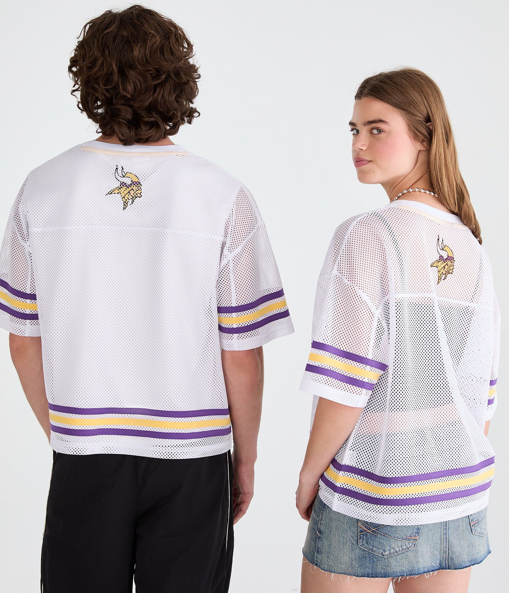 Minnesota Vikings Boxy Mesh Top