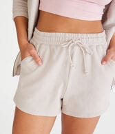 Slouchy High-Rise Fleece Shorts