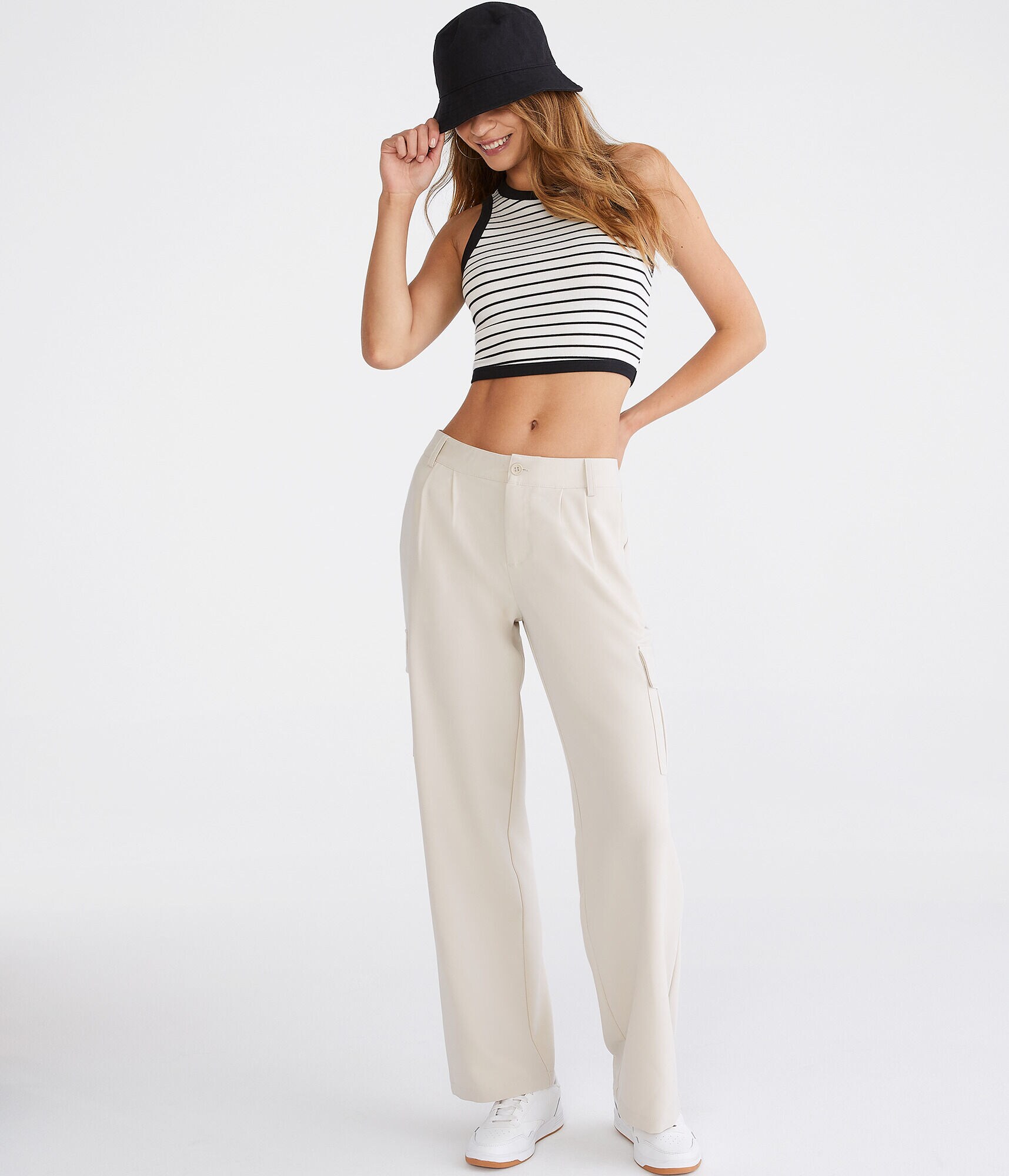 Low-Rise Cargo Trousers