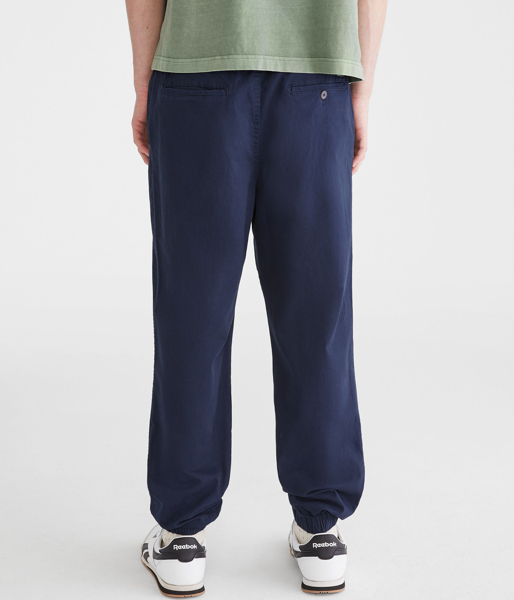 パンツ ASCLO #Cozyline Jogger Pants (Double Navy) Eleanor Navy Blue Jogger