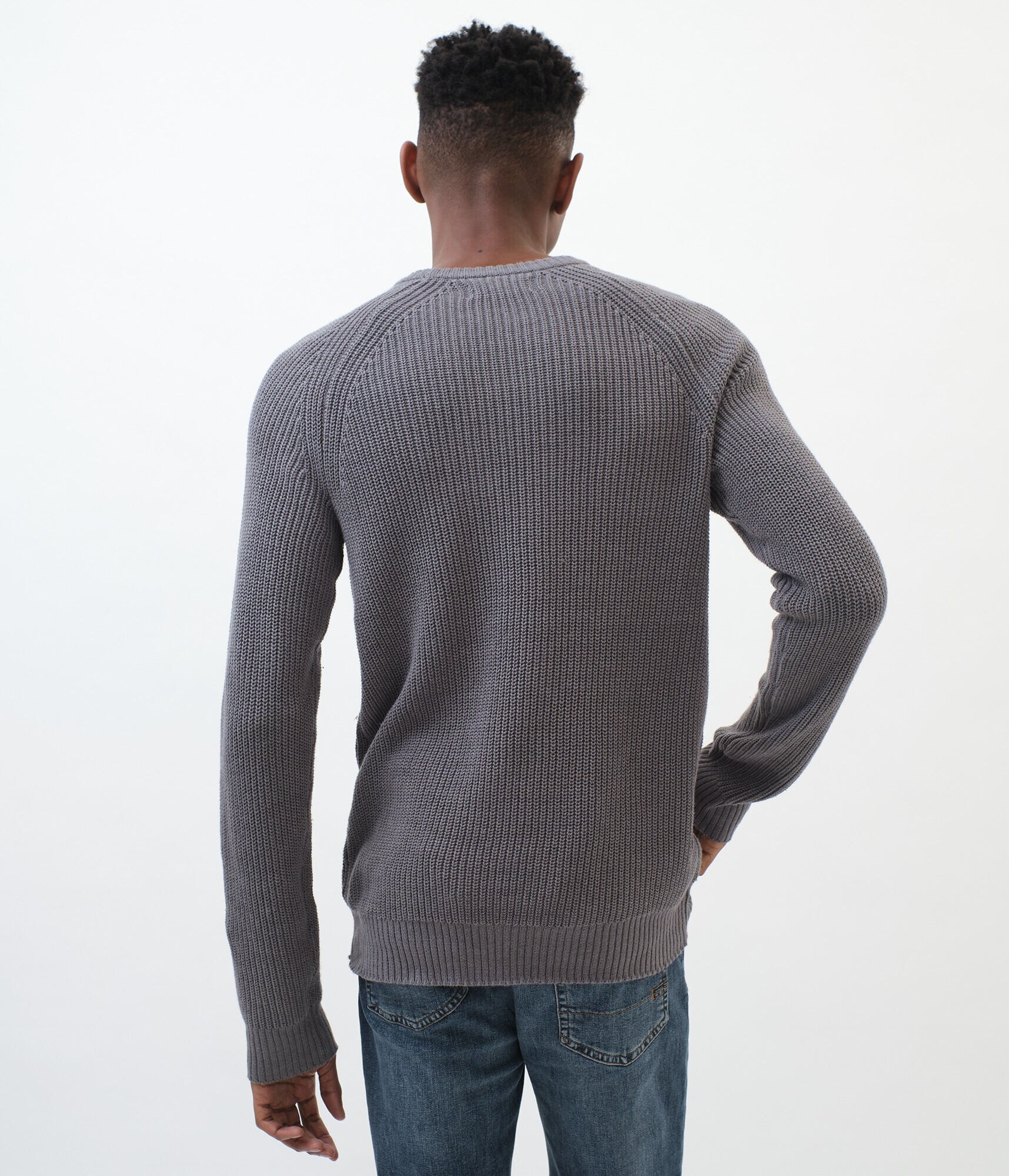 Ribbed Crew Sweater***