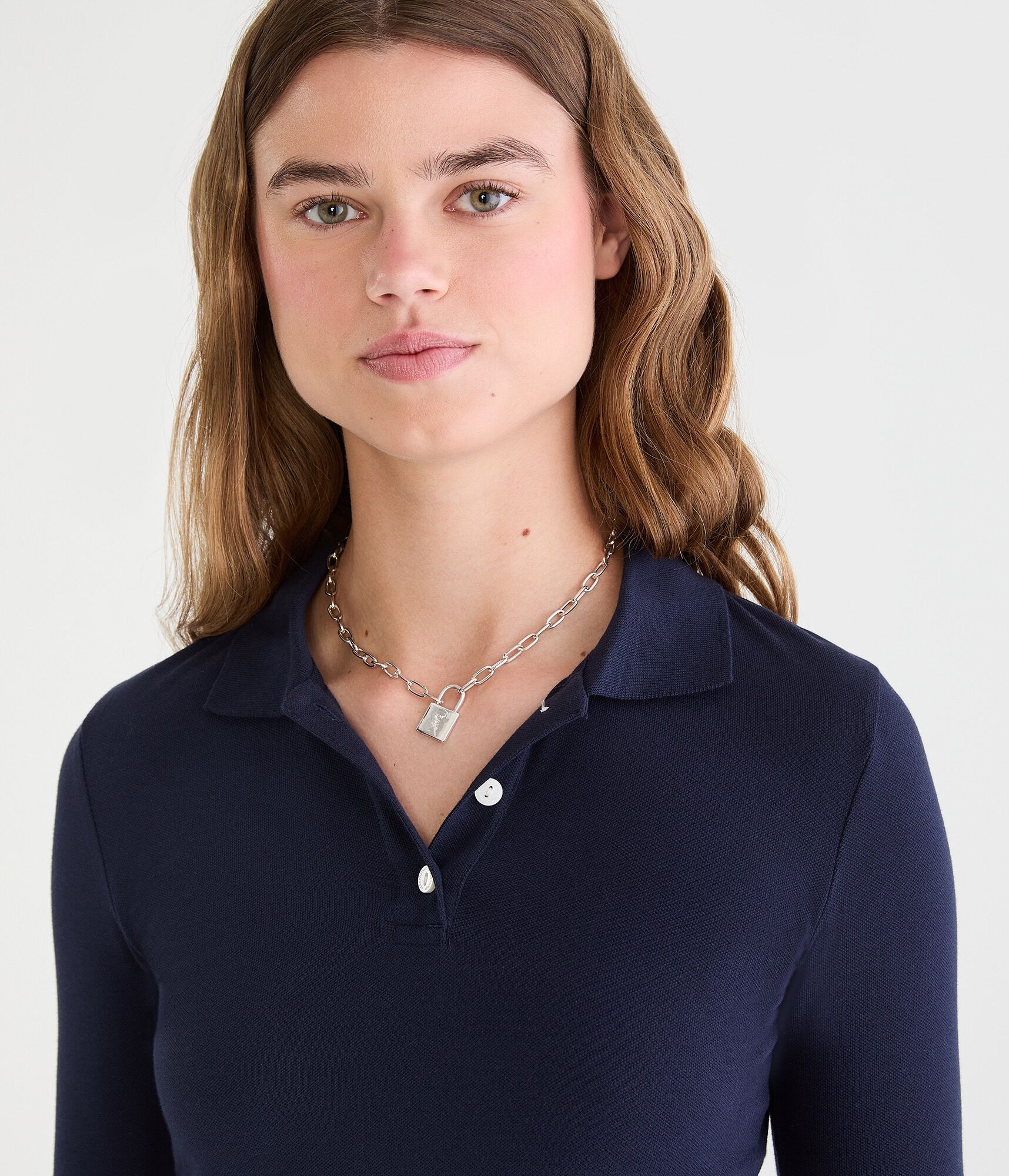 Long Sleeve Uniform Piqu&eacute; Polo