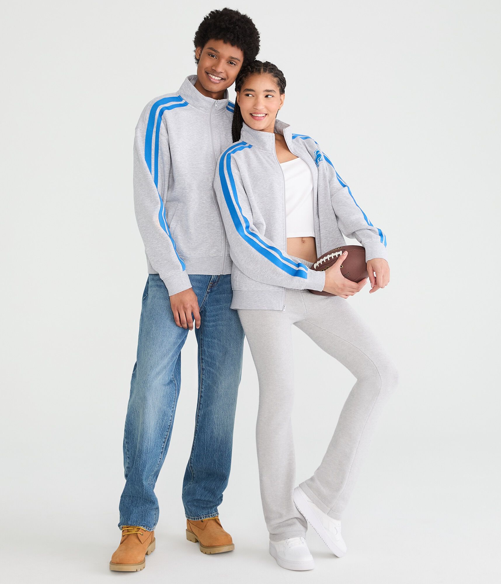 Detroit Lions Fleece Track Jacket