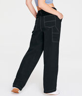High-Rise Wide Leg Carpenter Pants