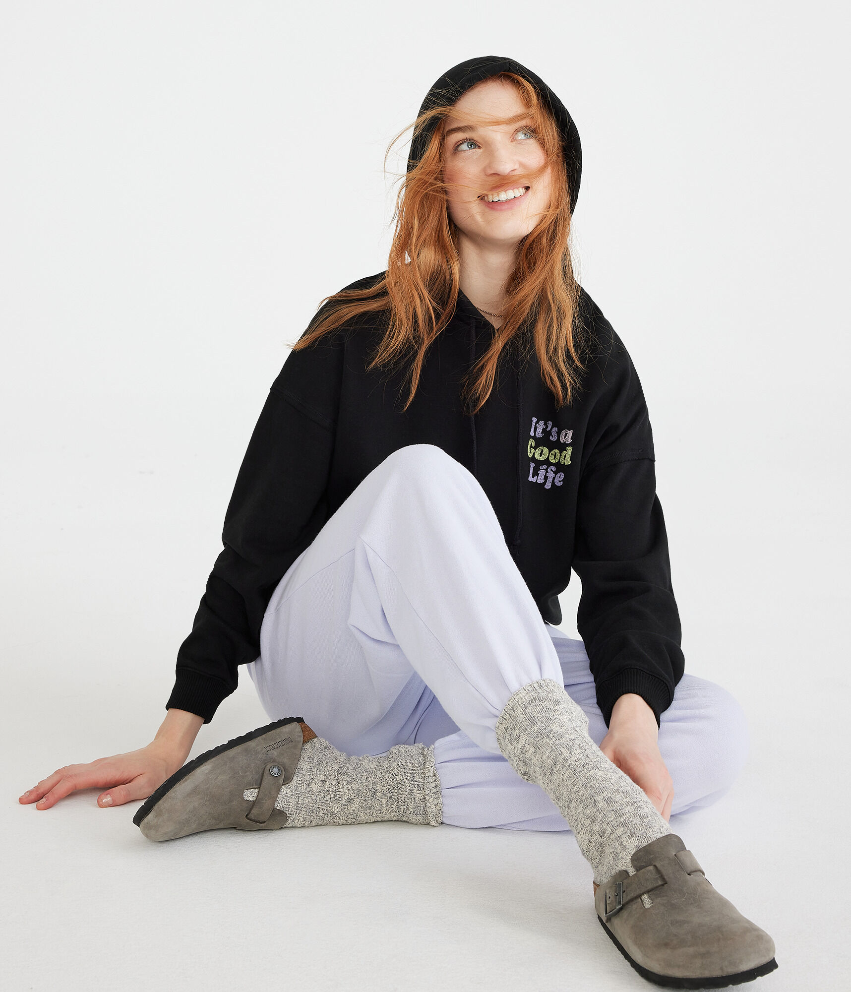 It's A Good Life Pullover Hoodie