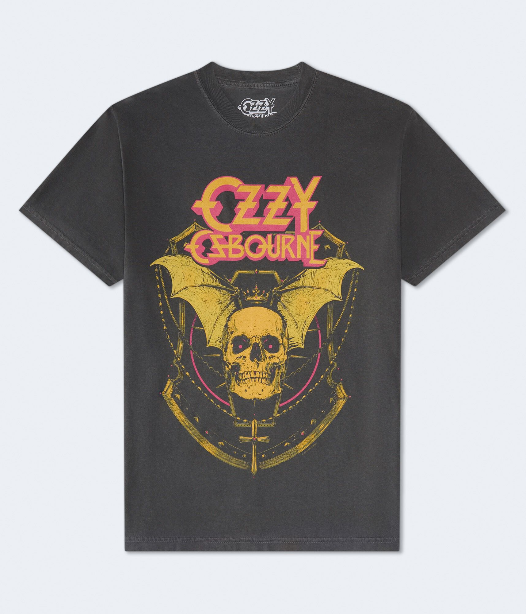 Ozzy Osbourne Bat Skull Relaxed Graphic Tee