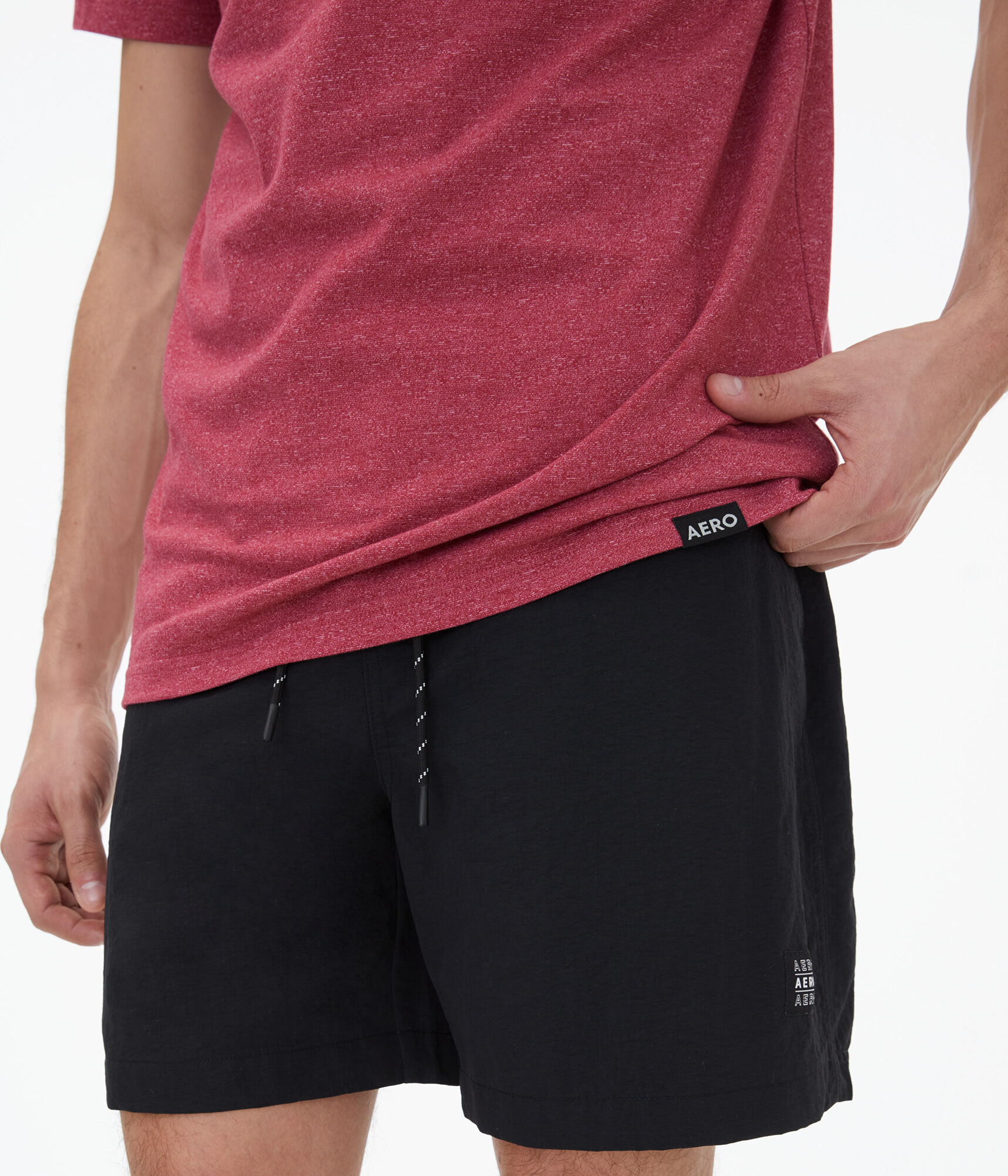 Space-Dye Stretch Crew Tee