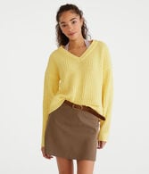 Chenille V-Neck Sweater
