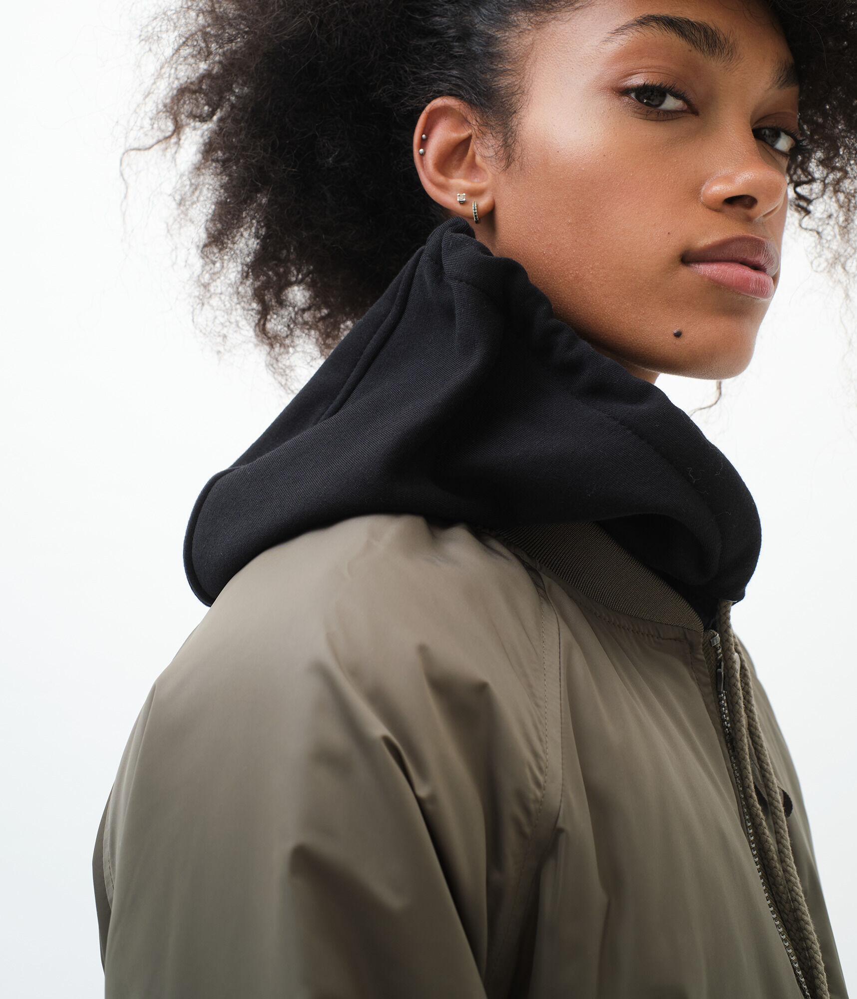 Hooded Bomber Jacket