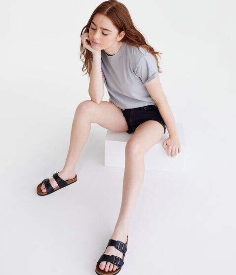 Washed Loose Fit Crew Tee