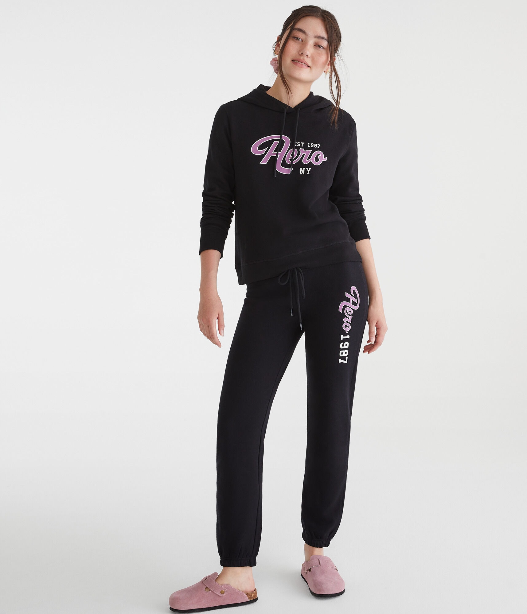 Aero 1987 Script Jogger Sweatpants