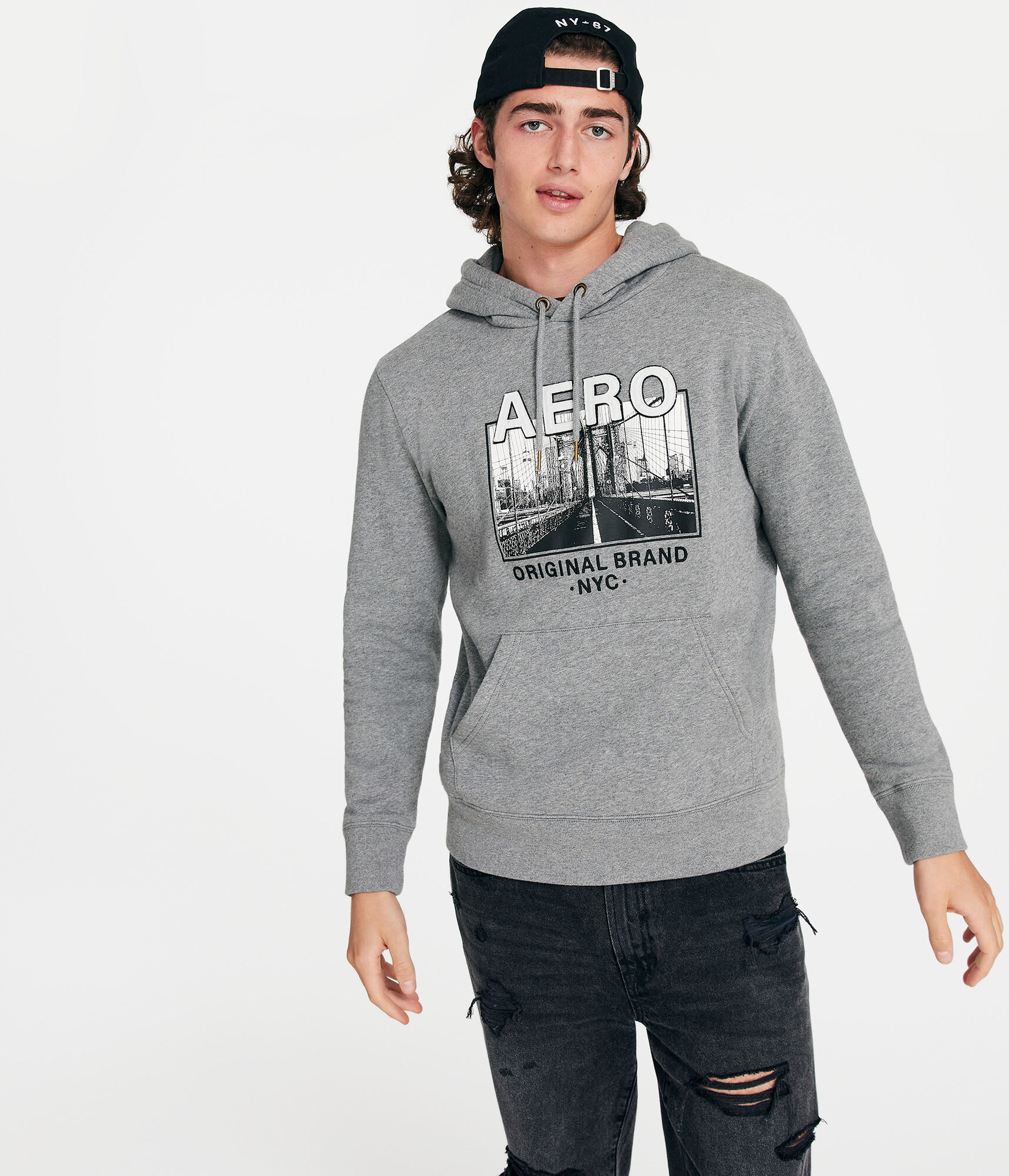 Aero Bridge Image Pullover Hoodie