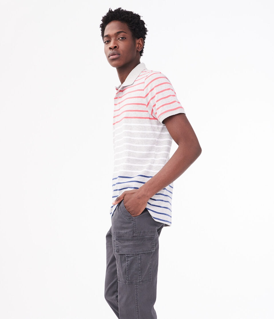 Americana Stripe Jersey Polo