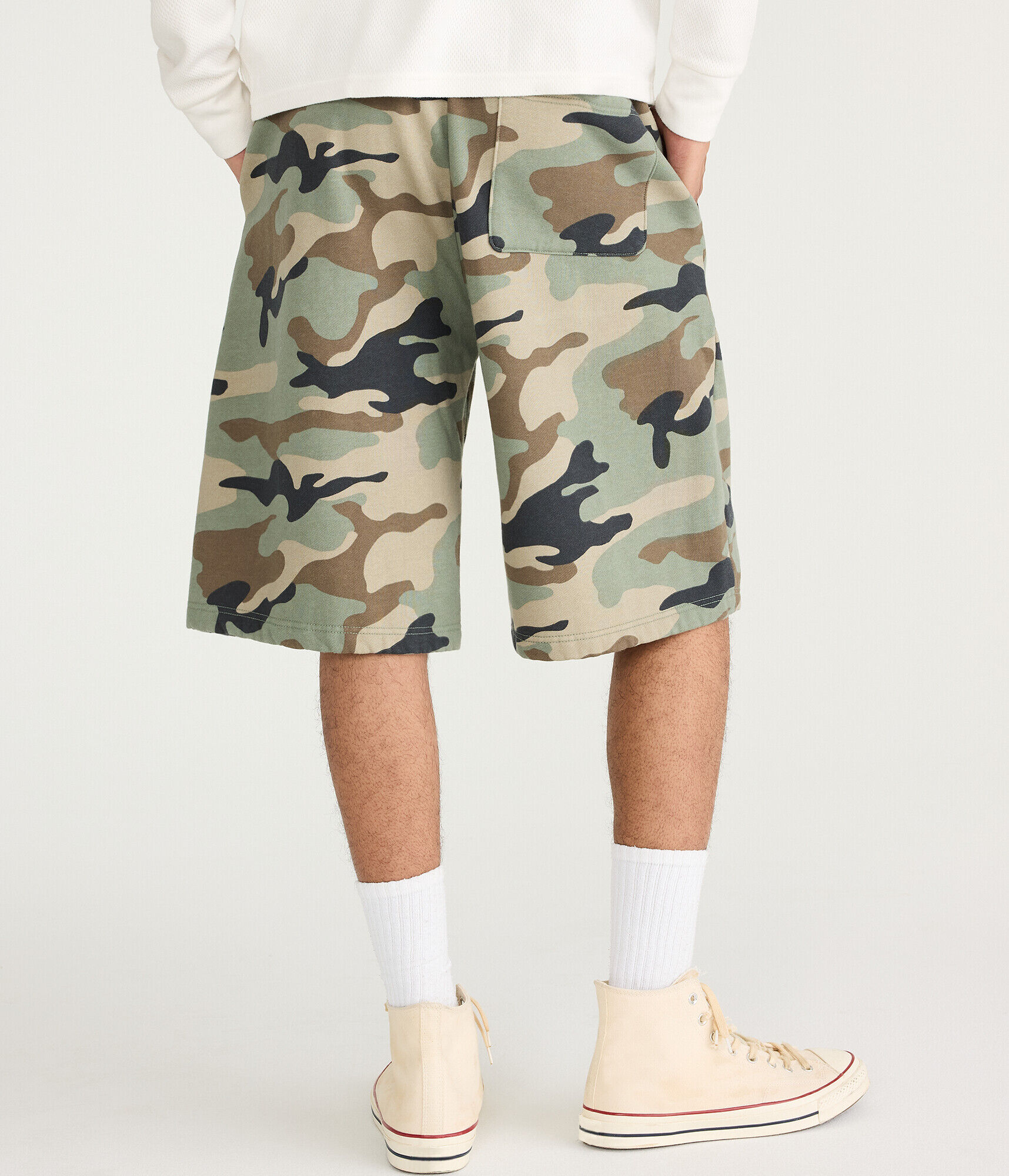 Cloud Soft Camo Super Baggy Fleece Shorts