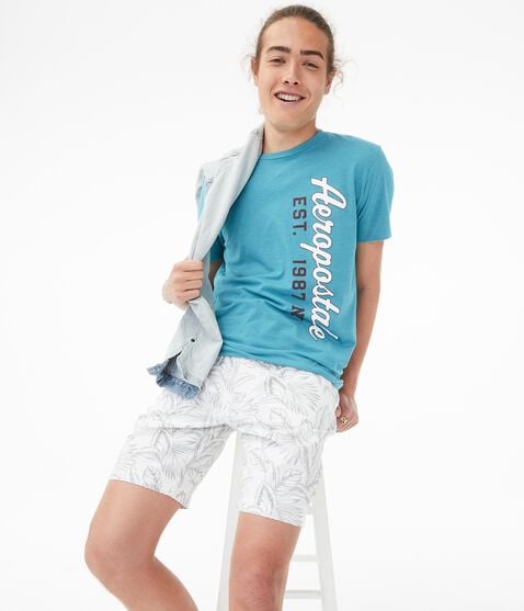 Vertical Aeropostale Logo Graphic Tee Vertical Aeropostale Logo Graphic Tee