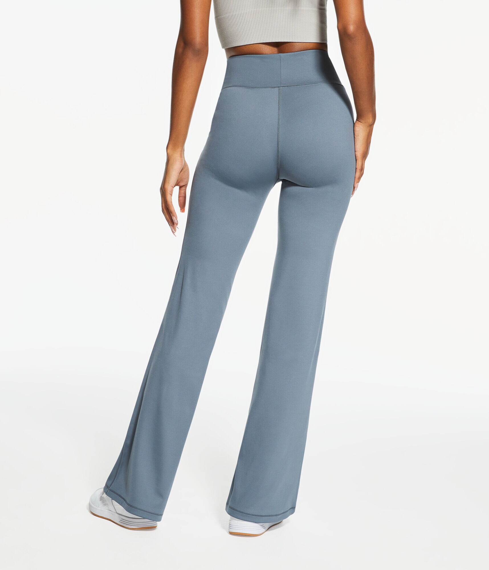 Flex Crossover High-Rise Flare Pants