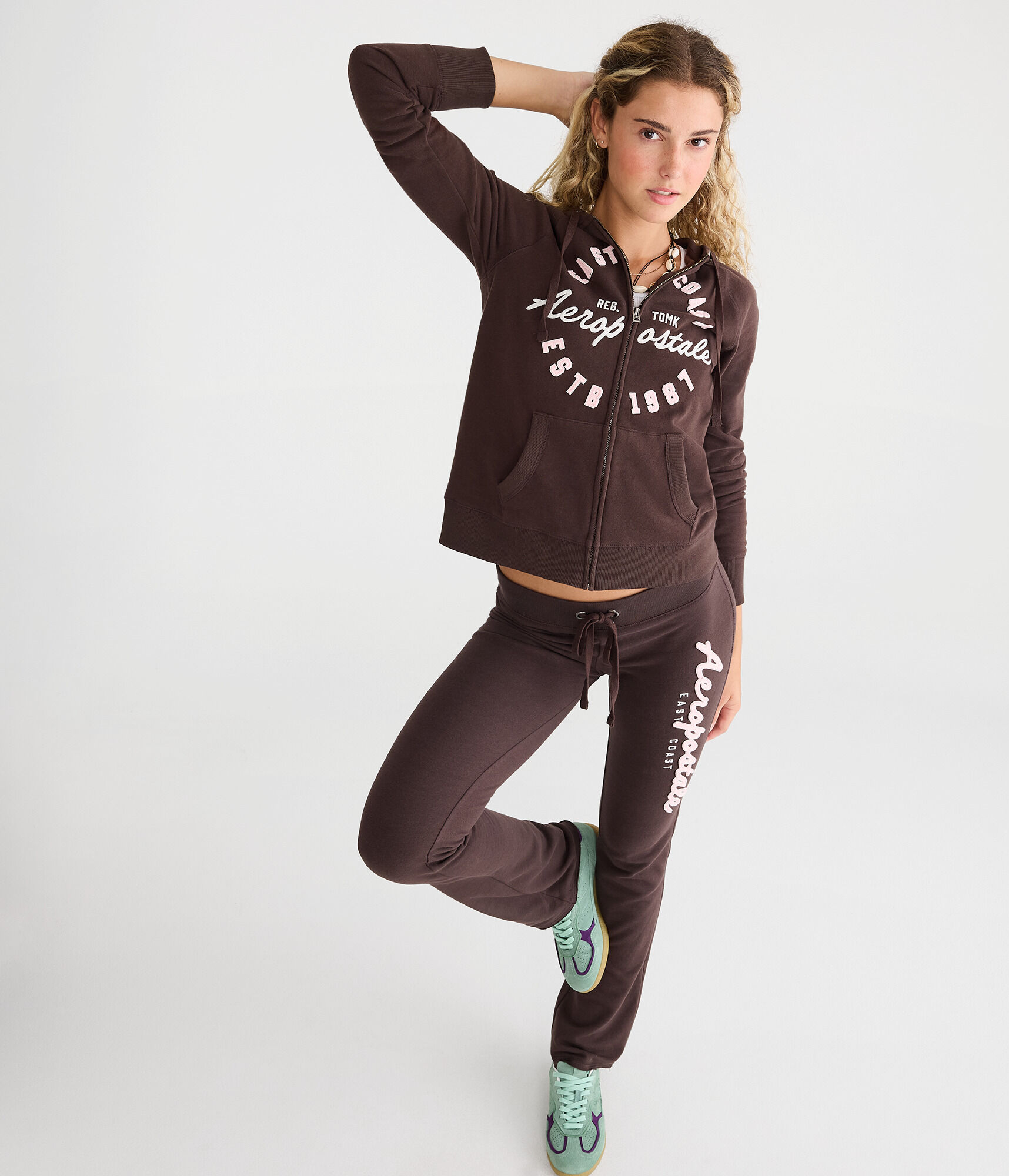 Aeropostale East Coast Full-Zip Hoodie