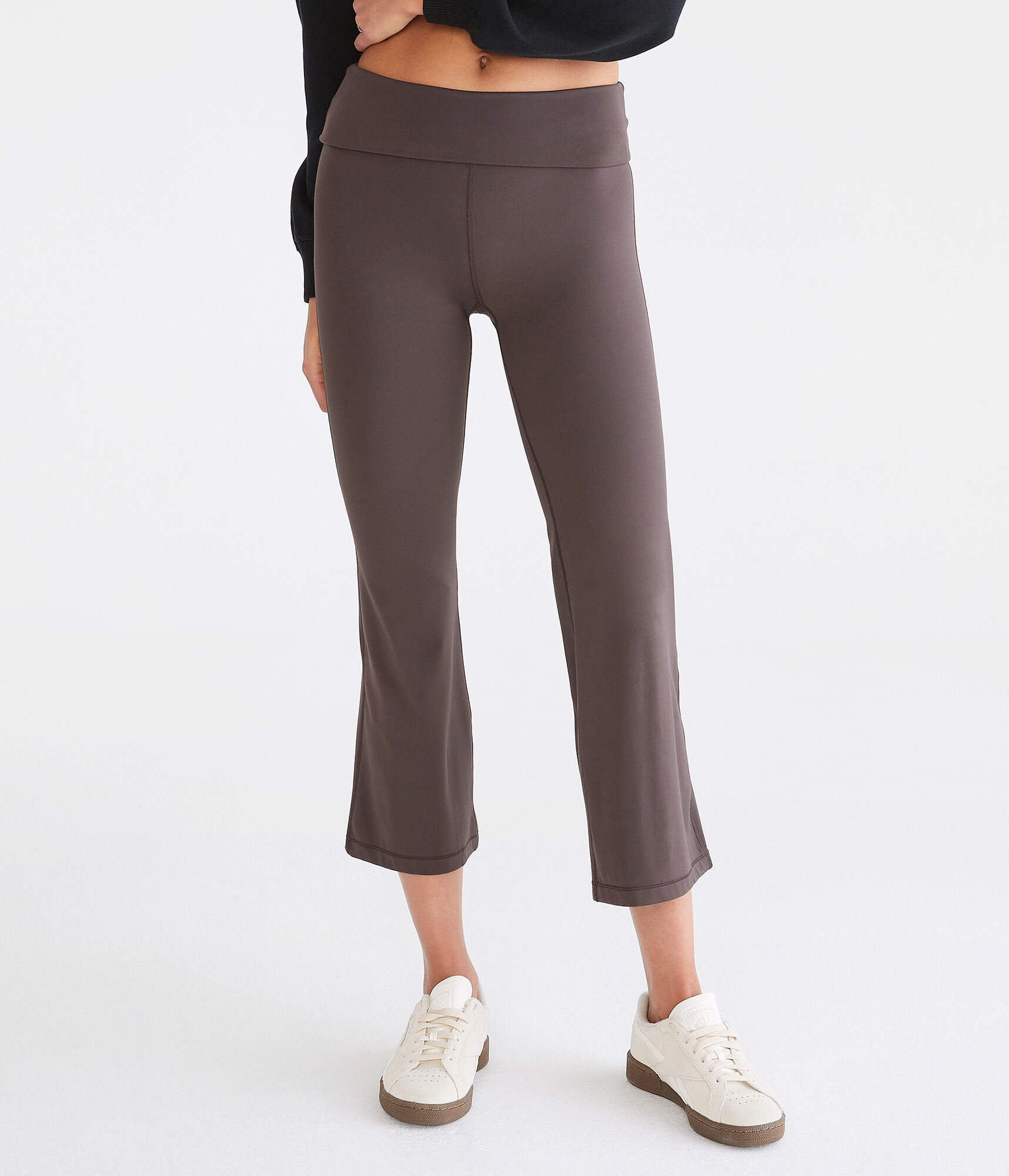 Flare Air Softspun Fold-Over Cropped Pants