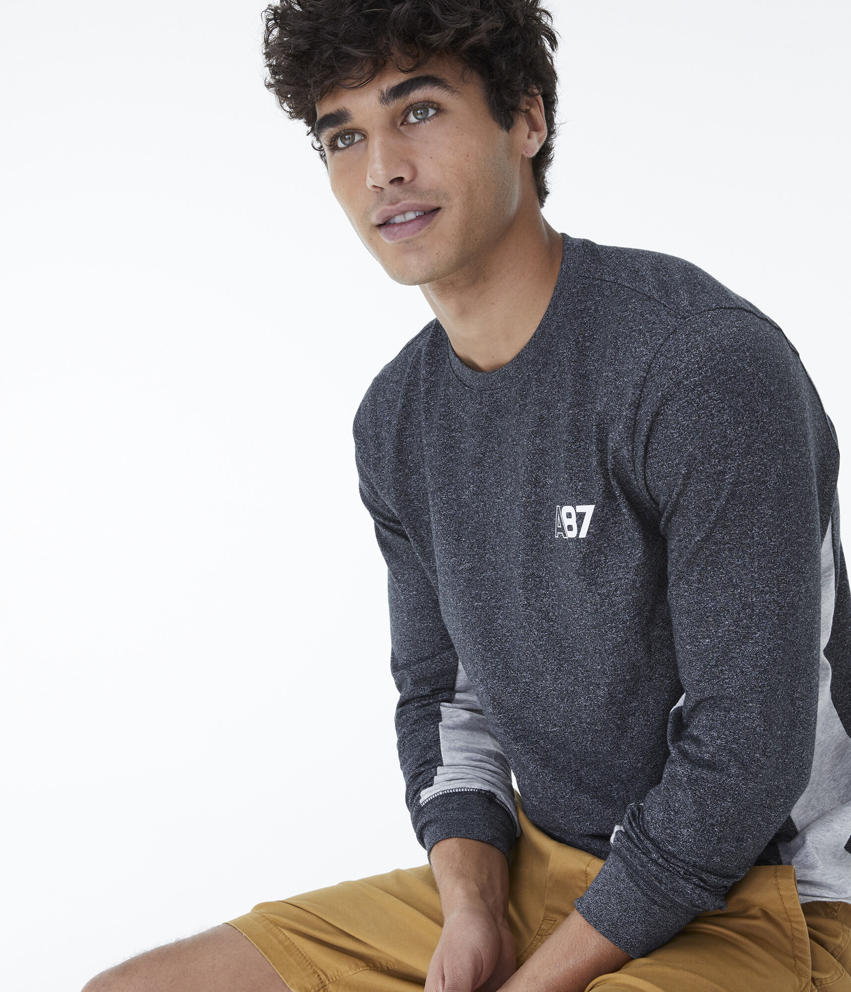 Long Sleeve A87 Stretch Graphic Tee
