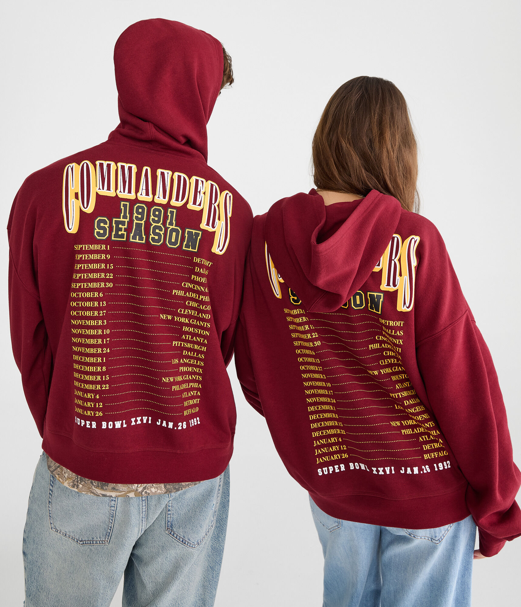 Washington Commanders 1991 Season Pullover Hoodie