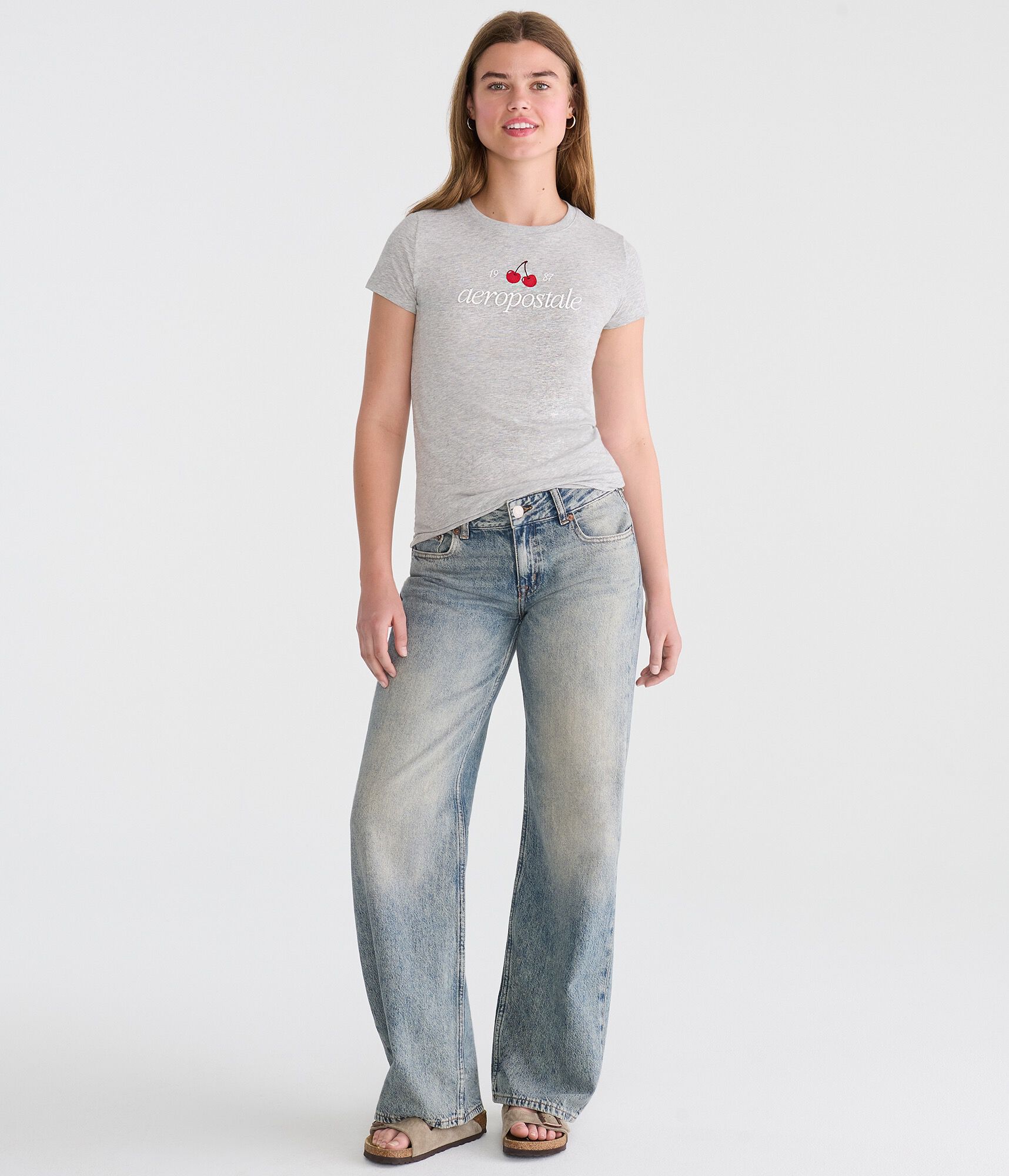 Aeropostale 1987 Cherries Graphic Tee