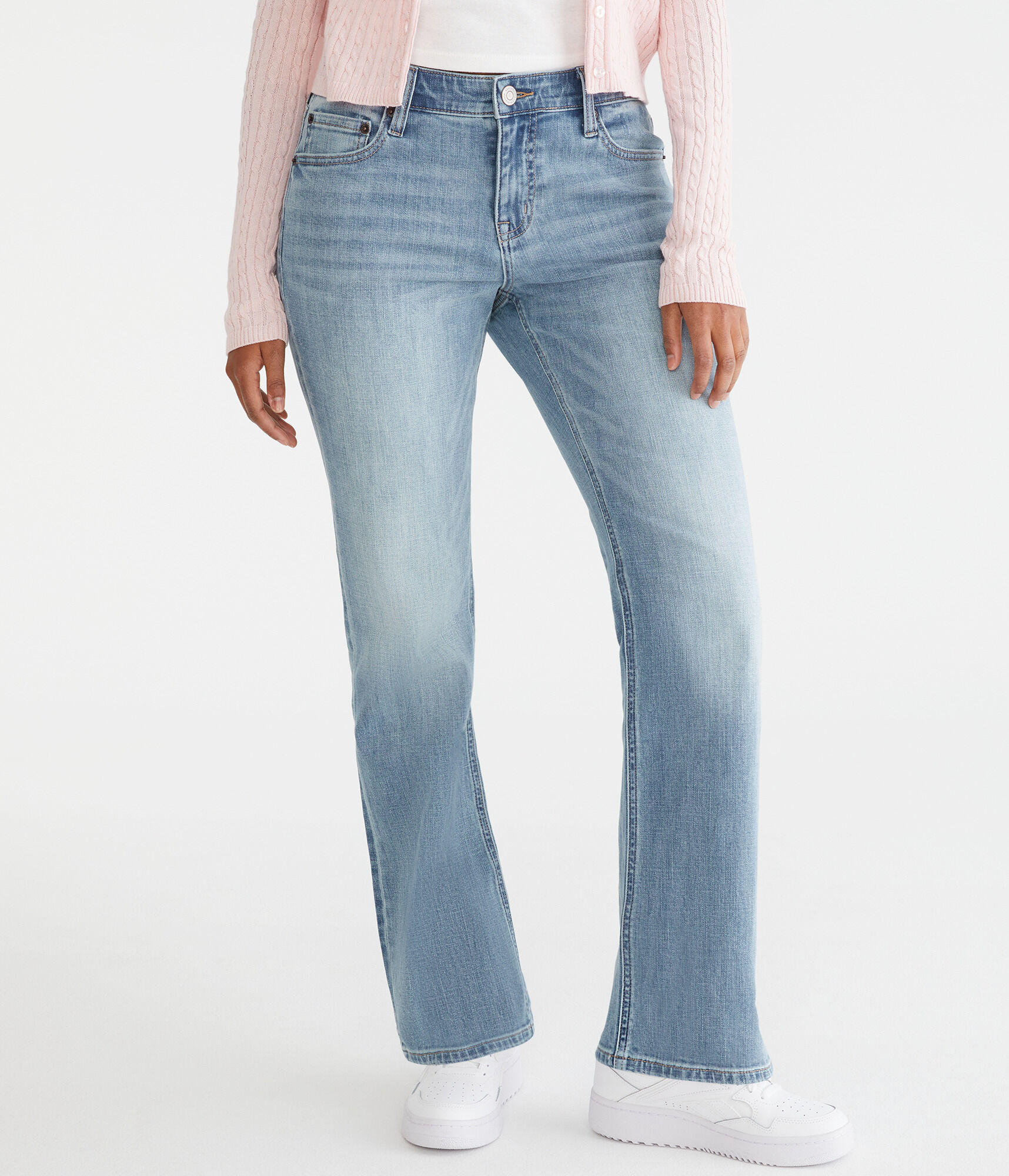 Curvy Mid-Rise Bootcut Jean
