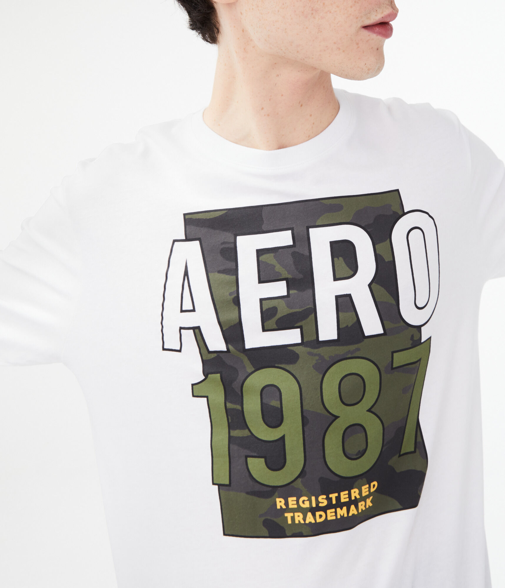Long Sleeve Aero Camo Trademark Graphic Tee