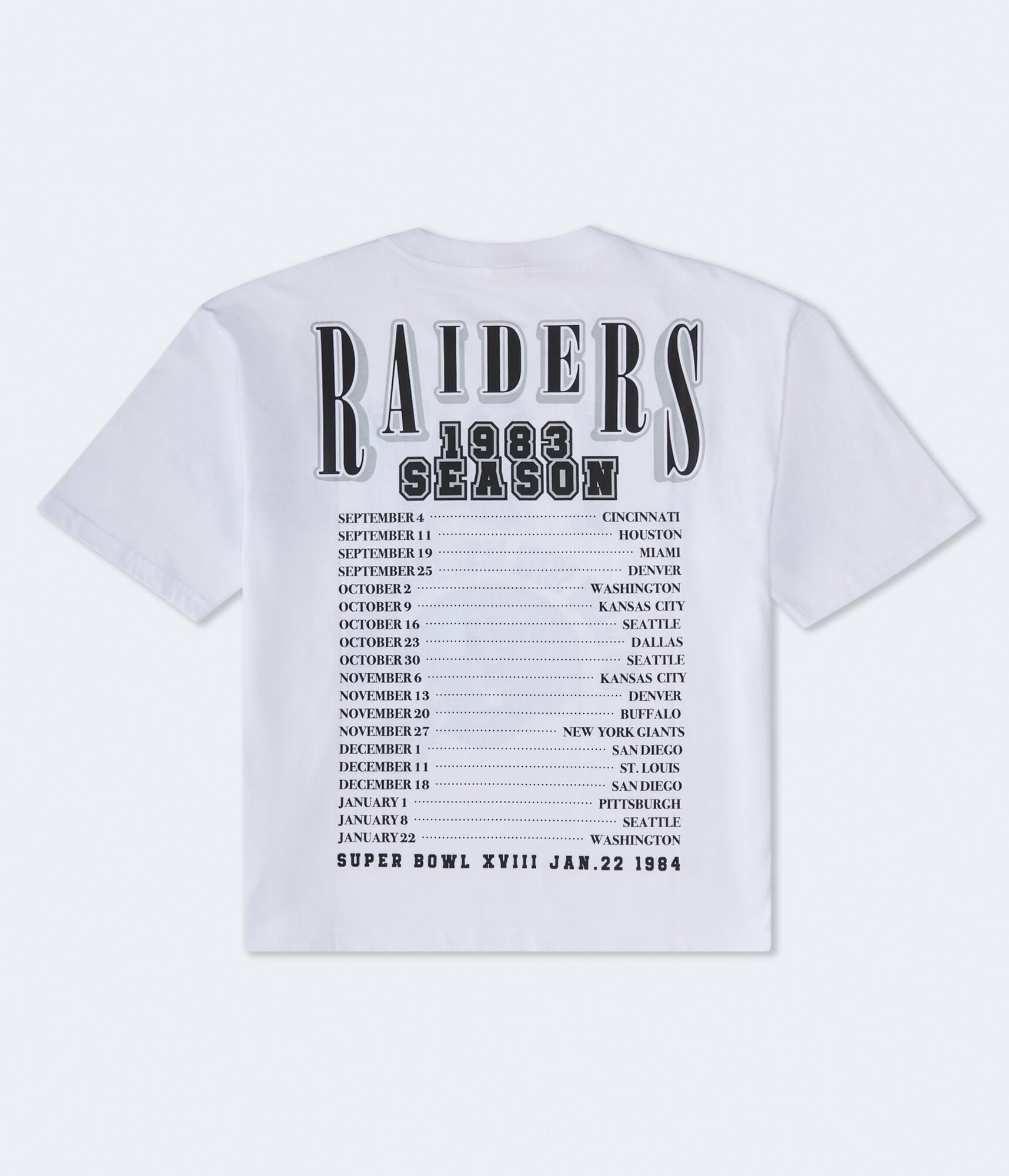 Las Vegas Raiders Super Bowl Boxy Graphic Tee